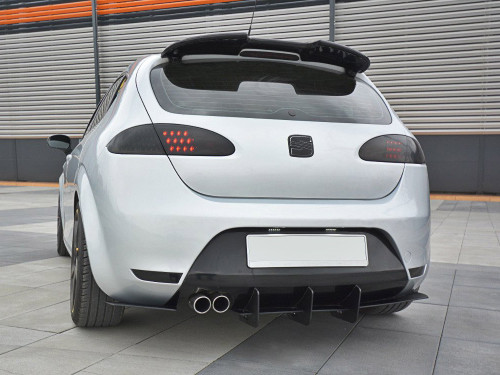 Maxton Rear Diffuser & Rear Side Splitters V.2 Seat Leon MK2 Cupra/fr (2005-2012) Maxton Rear Diffuser & Rear Side Splitters V.2 Seat Leon MK2 Cupra/fr (2005-2012)
