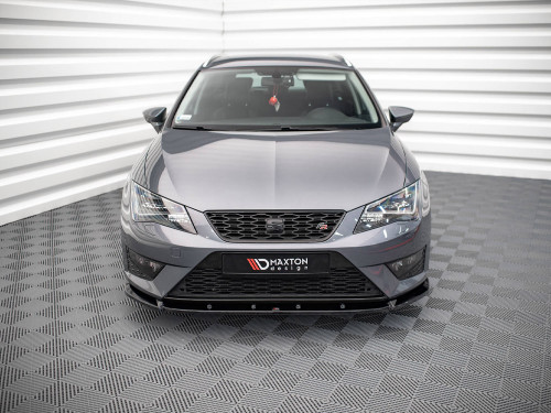 Maxton Front Splitter V.1 Seat Leon FR / Cupra MK3 (2012-2016)