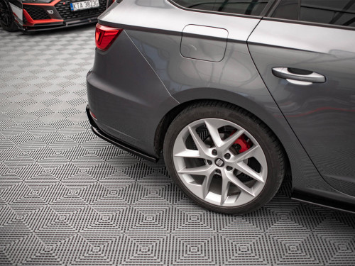 Maxton Rear Side Splitters V.2 Seat Leon FR Sportstourer MK3 (2012-2016)