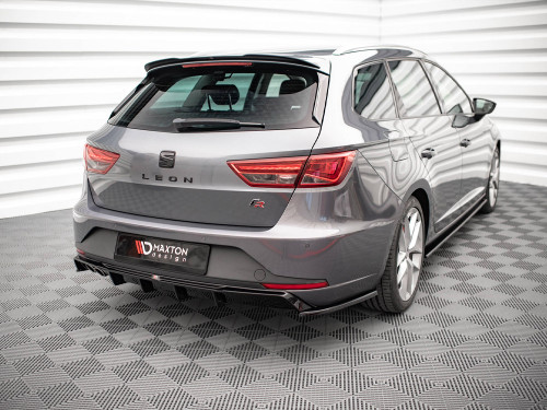 Maxton Rear Side Splitters V.2 Seat Leon FR Sportstourer MK3 (2012-2016)