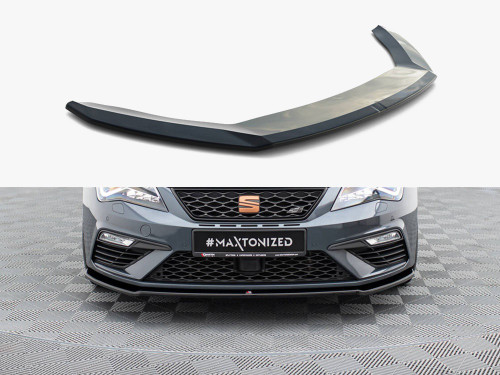 Maxton Front Splitter V.2 Seat Leon Cupra / FR Mk3 FL
