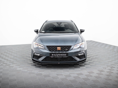 Maxton Front Splitter V.2 Seat Leon Cupra / FR Mk3 FL Maxton Front Splitter V.2 Seat Leon Cupra / FR Mk3 FL