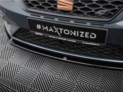 Maxton Front Splitter V.2 Seat Leon Cupra / FR Mk3 FL Maxton Front Splitter V.2 Seat Leon Cupra / FR Mk3 FL