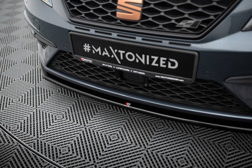 Maxton Front Splitter V.4 Seat Leon Cupra / FR Mk3 FL Maxton Front Splitter V.4 Seat Leon Cupra / FR Mk3 FL