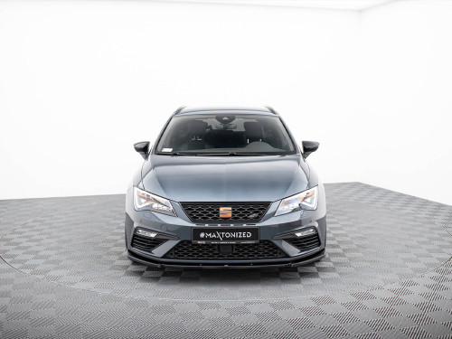 Maxton Front Splitter V.6 Seat Leon Cupra / FR Mk3 FL Maxton Front Splitter V.6 Seat Leon Cupra / FR Mk3 FL