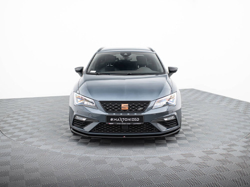 Maxton Front Splitter V.7 Seat Leon Cupra / FR Mk3 FL