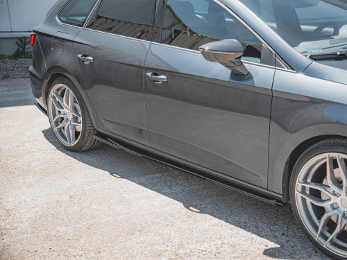 Maxton Side Skirts Diffusers V.5 Seat Leon Mk3 Cupra / FR Facelift