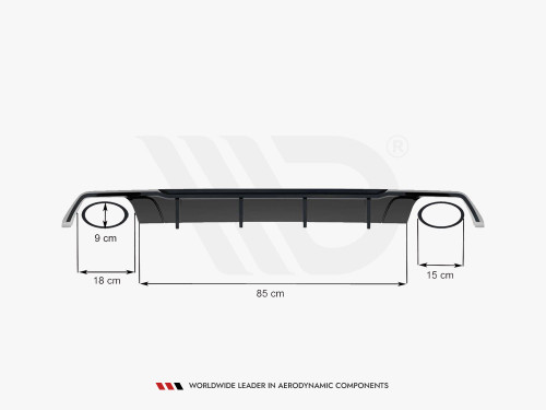Maxton Rear Valance V.2 Seat Leon Mk3.5 Cupra Estate