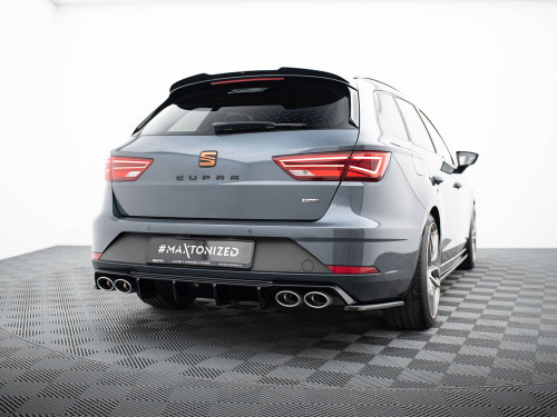 Maxton Rear Side Splitters V.2 Seat Leon Cupra Mk3 FL Sportstourer