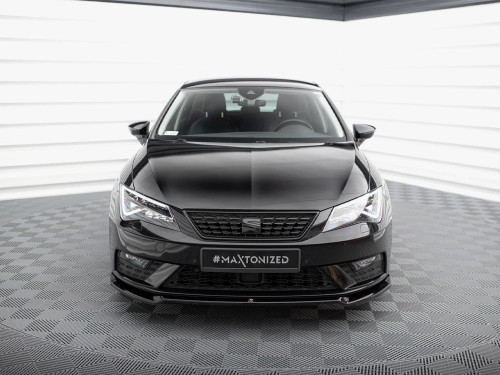 Maxton Front Splitter V.2 Seat Leon Mk3 Facelift Maxton Front Splitter V.2 Seat Leon Mk3 Facelift