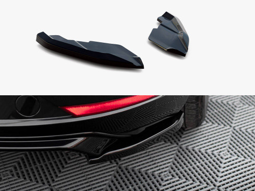 Maxton Rear Side Splitters V.2 Seat Leon Hatchback Mk3 Facelift