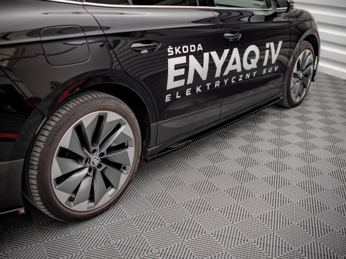 Maxton Side Skirts Diffusers Skoda Enyaq IV (2020-) Maxton Side Skirts Diffusers Skoda Enyaq IV (2020-)