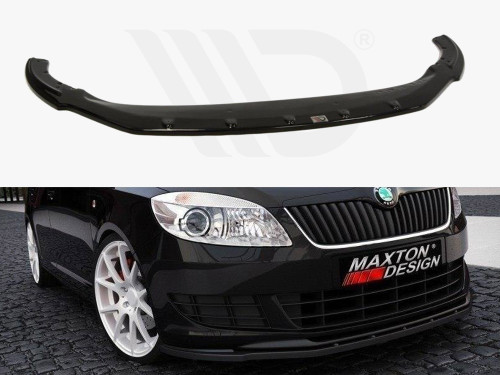Maxton Front Splitter Skoda Fabia II Facelif Model, Standard Bumper