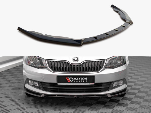 Maxton Front Splitter V.1 Skoda Fabia MK3 (2014-2019)