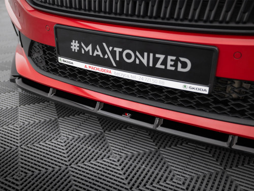 Maxton Front Splitter Skoda Fabia Monte Carlo Mk4 Maxton Front Splitter Skoda Fabia Monte Carlo Mk4