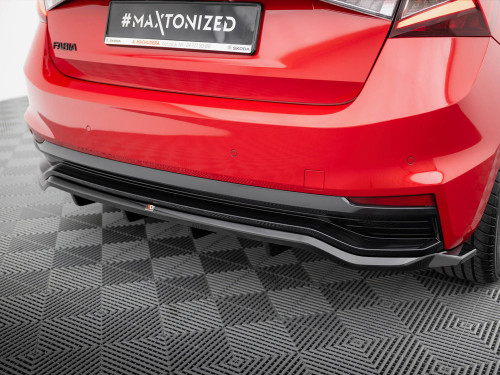 Maxton Rear Splitter (Vertical Bars) Skoda Fabia Monte Carlo Mk4 Maxton Rear Splitter (Vertical Bars) Skoda Fabia Monte Carlo Mk4