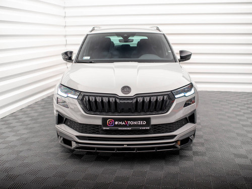 Maxton Front Splitter Skoda Karoq Sportline Mk1 Facelift