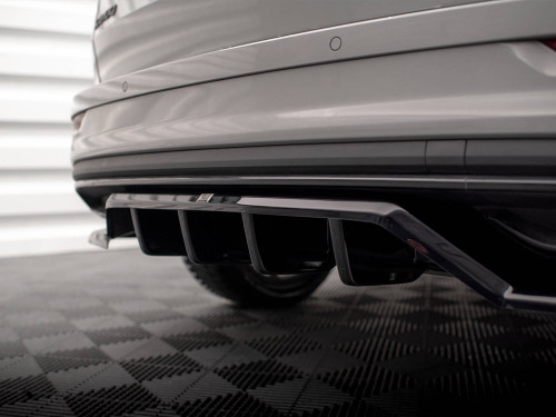 Maxton Rear Splitter (Vertical Bars) Skoda Karoq Sportline Mk1 Facelift Maxton Rear Splitter (Vertical Bars) Skoda Karoq Sportline Mk1 Facelift