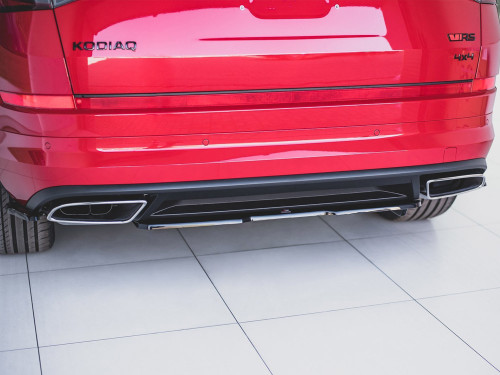 Maxton Central Rear Splitter Skoda Kodiaq RS