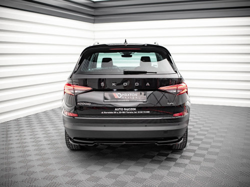 Maxton Central Rear Splitter Skoda Kodiaq Mk1 Facelift