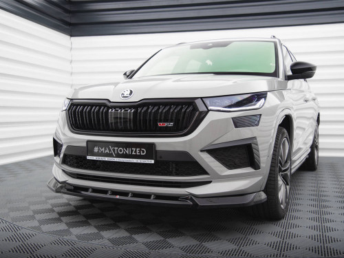 Maxton Front Splitter V.1 Skoda Kodiaq RS Mk1 Facelift