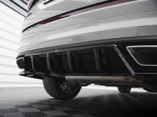 Maxton Rear Splitter (Vertical Bars) Skoda Kodiaq RS Mk1 Facelift Maxton Rear Splitter (Vertical Bars) Skoda Kodiaq RS Mk1 Facelift