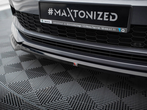 Maxton Front Splitter V.2 Skoda Kodiaq Sportline Mk1 Facelift