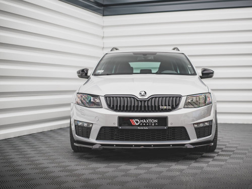 Maxton Front Splitter V.3 Skoda Octavia RS MK3 (2013-2016)