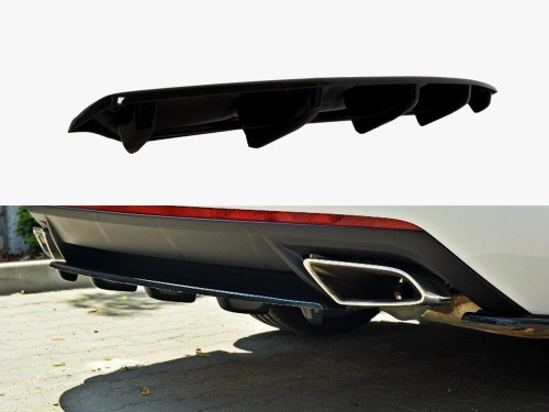 Maxton Central Rear Splitter Skoda Octavia VRS MK3/ MK3.5 Hatchback/ Estate