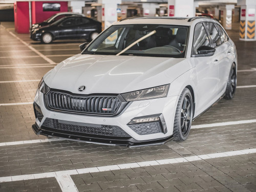 Maxton Front Splitter V.1 Skoda Octavia RS Mk4 (2020-)