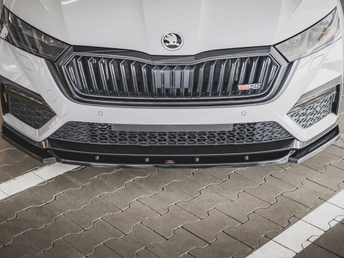 Maxton Front Splitter V3 Skoda Octavia RS MK4 (2020-)