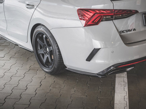 Maxton Rear Side Splitters V1 Skoda Octavia RS MK4 (2020-) Maxton Rear Side Splitters V1 Skoda Octavia RS MK4 (2020-)