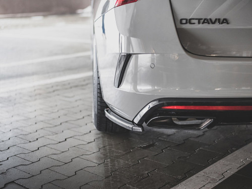 Maxton Rear Side Splitters V1 Skoda Octavia RS MK4 (2020-) Maxton Rear Side Splitters V1 Skoda Octavia RS MK4 (2020-)