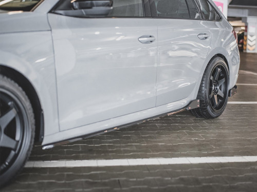 Maxton Side Skirts Diffusers V.2 + Flaps Skoda Octavia RS Mk4 Maxton Side Skirts Diffusers V.2 + Flaps Skoda Octavia RS Mk4