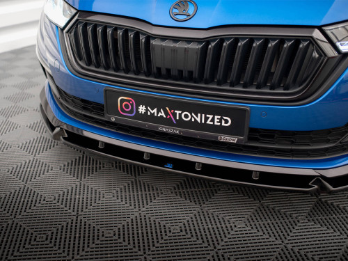 Maxton Front Splitter V.1 Skoda Octavia Sportline Mk4 Maxton Front Splitter V.1 Skoda Octavia Sportline Mk4