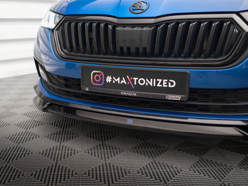 Maxton Front Splitter V.2 Skoda Octavia Sportline Mk4 Maxton Front Splitter V.2 Skoda Octavia Sportline Mk4