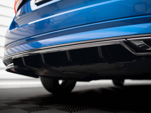 Maxton Rear Splitter (Vertical Bars) Skoda Octavia Sportline Mk4