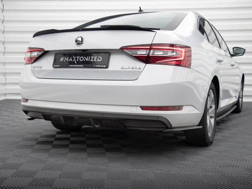Maxton Rear Side Splitters Skoda Superb Mk3 Hatchback / Estate