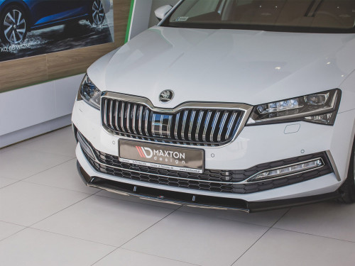 Maxton Front Splitter V.2 Skoda Superb MK3 FL (2019-) Maxton Front Splitter V.2 Skoda Superb MK3 FL (2019-)