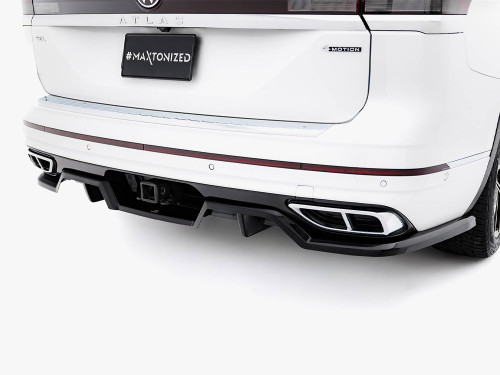 Maxton Rear Splitter (Vertical Bars) Volkswagen Atlas R-Line Mk1 Facelift 2 Maxton Rear Splitter (Vertical Bars) Volkswagen Atlas R-Line Mk1 Facelift 2