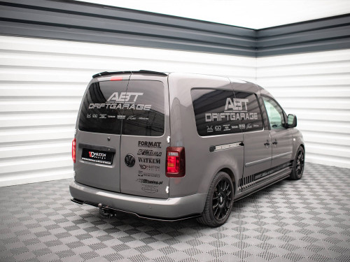 Maxton Central Rear Splitter VW Caddy Long Mk3 Facelift