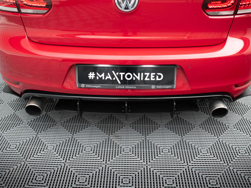 Maxton Rear Diffuser & Rear Side Splitters VW Golf Mk6 GTI / 35TH Maxton Rear Diffuser & Rear Side Splitters VW Golf Mk6 GTI / 35TH