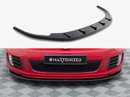 Maxton Front Splitter V.2 VW Golf Mk6 GTI