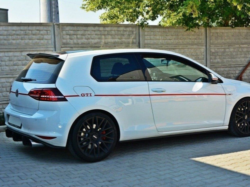 Maxton VW Golf MK7 GTI Rear Diffuser &amp; Rear Side Splitters