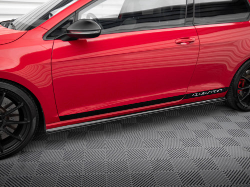 Maxton Racing Side Skirts Diffusers VW Golf GTI Mk7 Clubsport