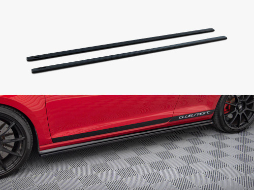 Maxton Side Skirts Diffusers VW Golf Mk7 GTI Clubsport