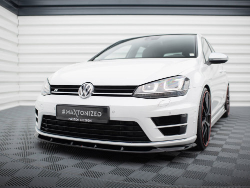 Maxton Front Splitter V.6 Volkswagen Golf R / R-Line Mk7