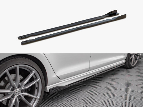 Maxton Side Skirts Diffusers V.2 VW Golf R / R-Line Mk7