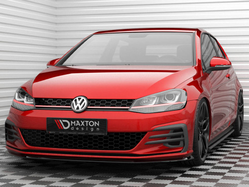 Maxton Front Splitter V.3 Volkswagen Golf GTI Mk7 Facelift
