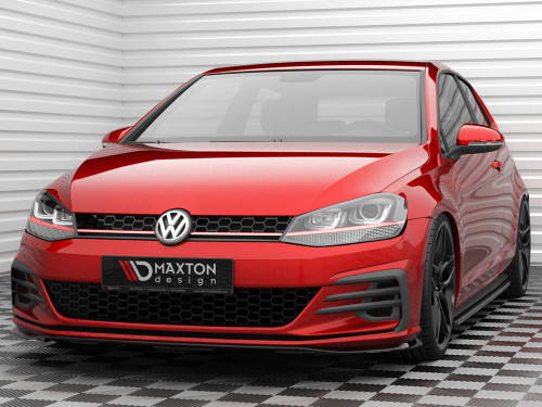 Maxton Front Splitter V.4 Volkswagen Golf GTI Mk7 Facelift